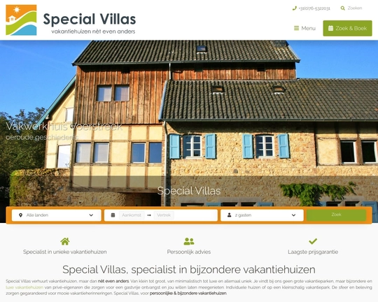 Specialvillas.nl Logo