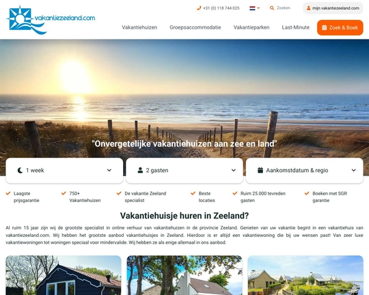 Vakantiezeeland.com Logo